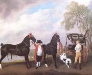 STUBBS, George The Prince of Wales' Phaeton (mk25) USA oil painting artist